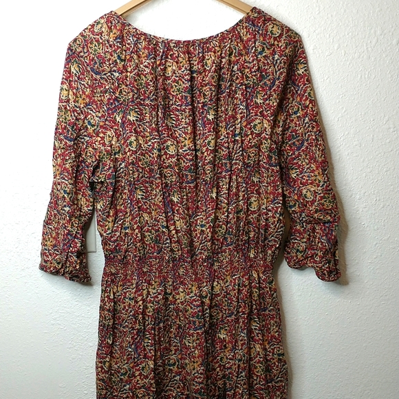 American Living Boho Peasant ¾ Sleeve Dress - Picture 6 of 8